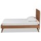 Baxton Studio Jiro Mid-Century Modern Walnut Brown Finished Wood Twin Size Platform Bed 186-11160-11159-Zoro - alternate 8